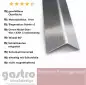 Preview: Edelstahl Winkelprofile geschliffen 1mm stark